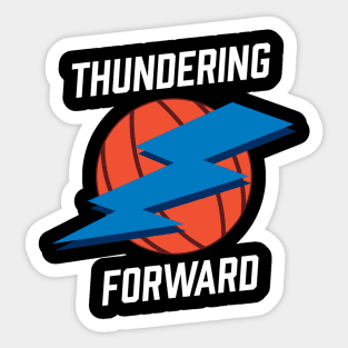 Thundering Forward Sticker